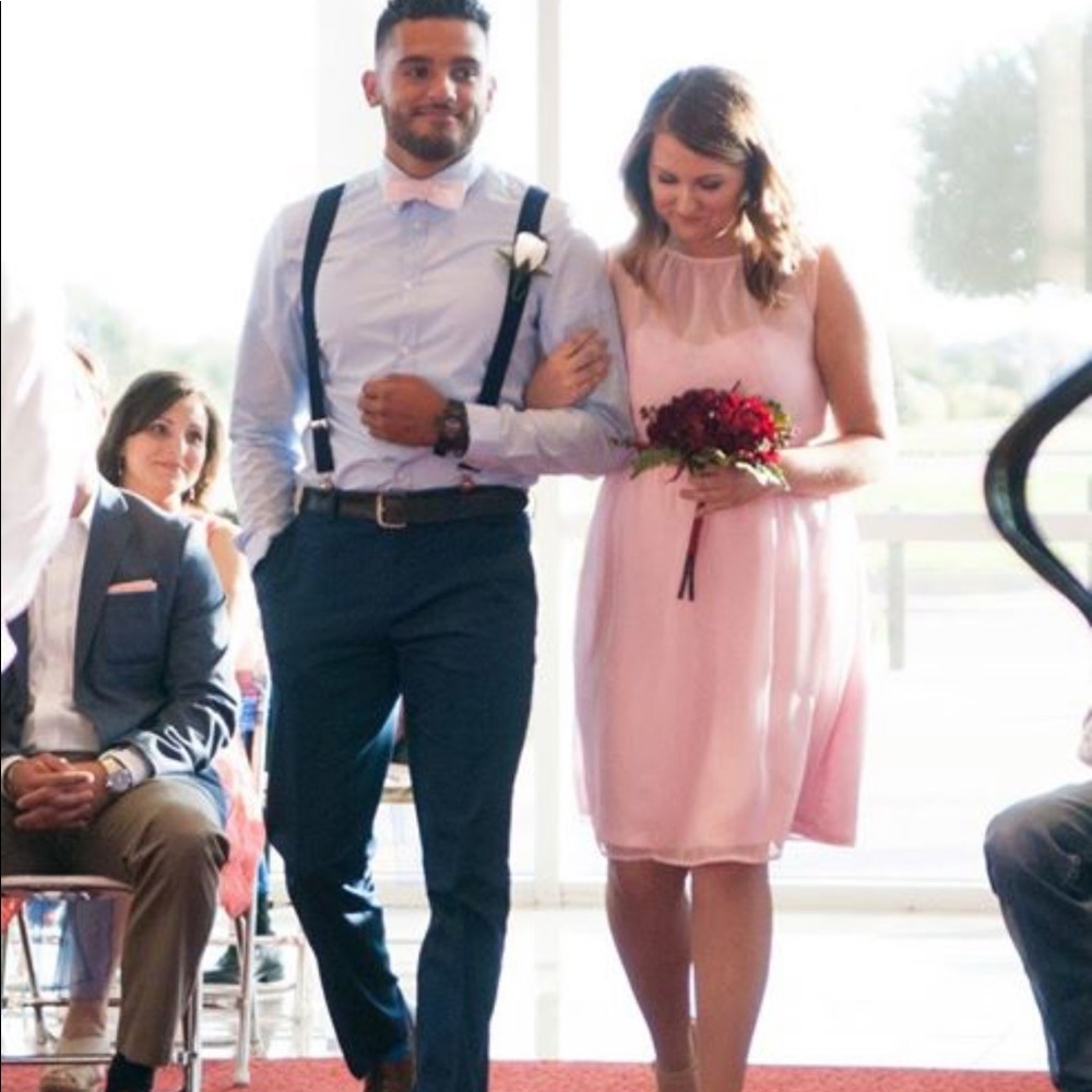 Light pink dress!